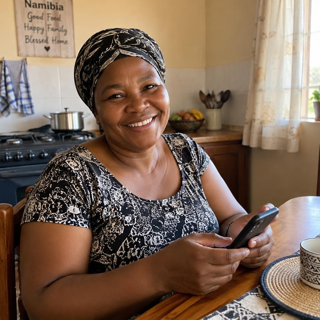 Woman relaxing at home